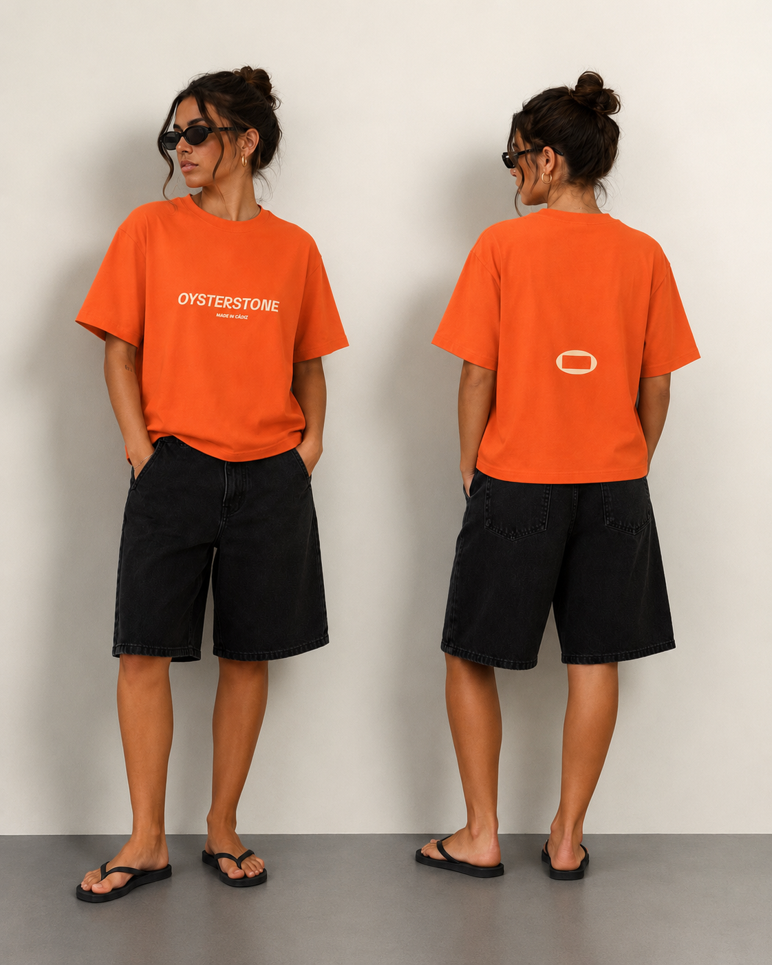 Oyster Stone Boxy Tee
