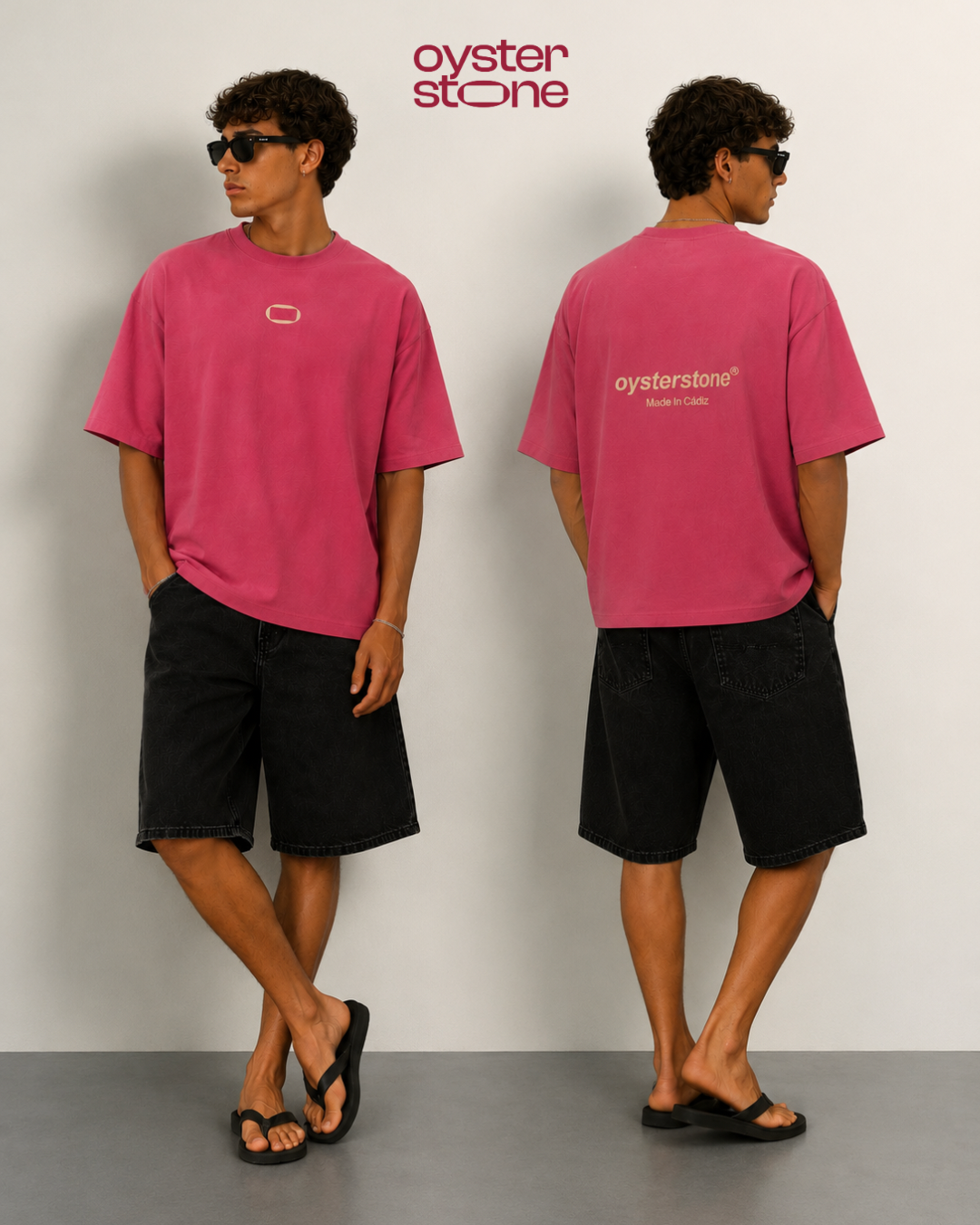 Boxy Tee Rosa Lavado