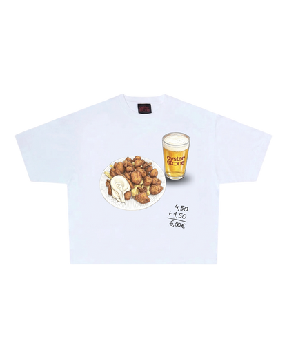 Camiseta Planazo edición limitada boxy fit Oyster Stone