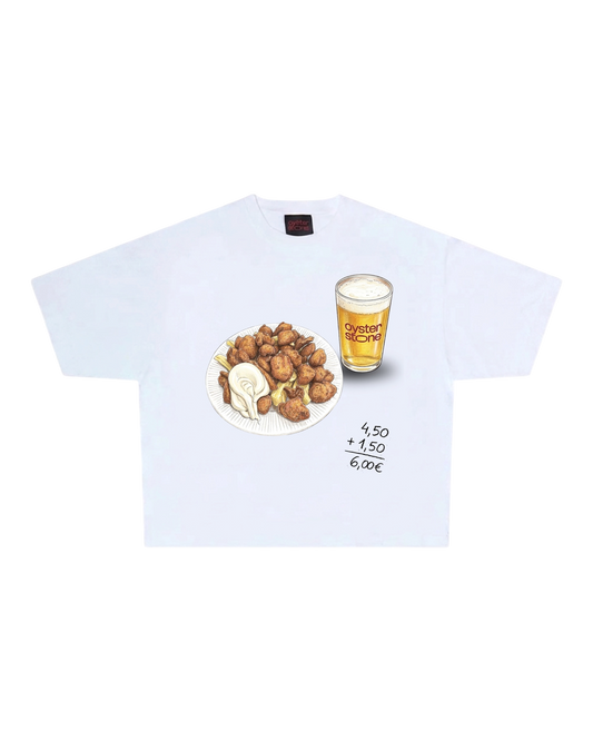 Camiseta Planazo edición limitada boxy fit Oyster Stone