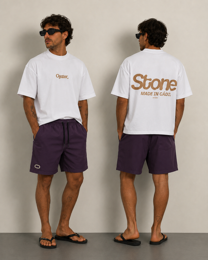 Bañador Levante — Negro / Morado