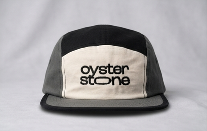 Gorra Oyster Stone 5 paneles - vista frontal