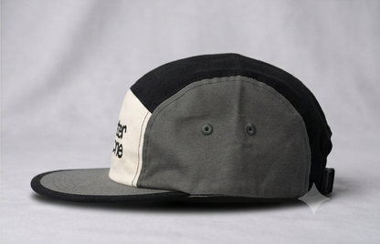 Gorra Oyster Stone 5 paneles - vista lateral derecha