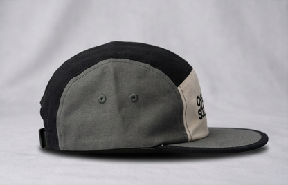 Gorra Oyster Stone 5 paneles - vista lateral izquierda