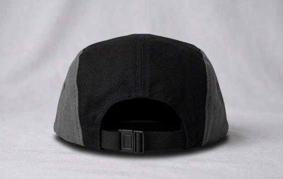 Gorra Oyster Stone 5 paneles - vista trasera